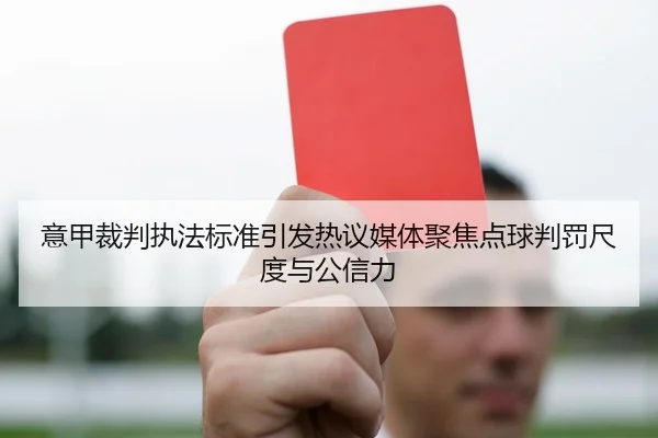 意甲裁判执法标准引发热议媒体聚焦点球判罚尺度与公信力